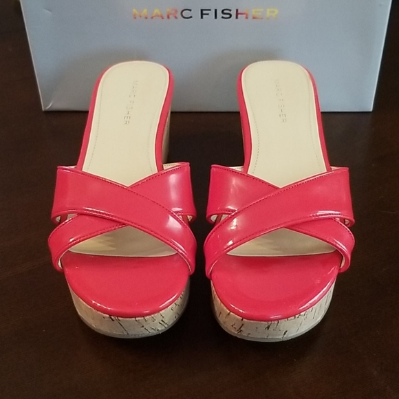Marc Fisher Shoes - Marc Fisher Medium red Cilla2 sandals